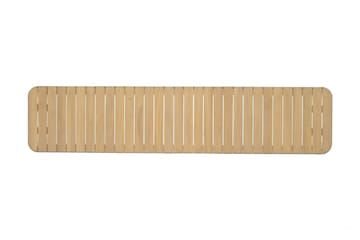 Portals Utebenk 182 cm - Hvit/Tre - Hagemøbler - Utesofa - Benker