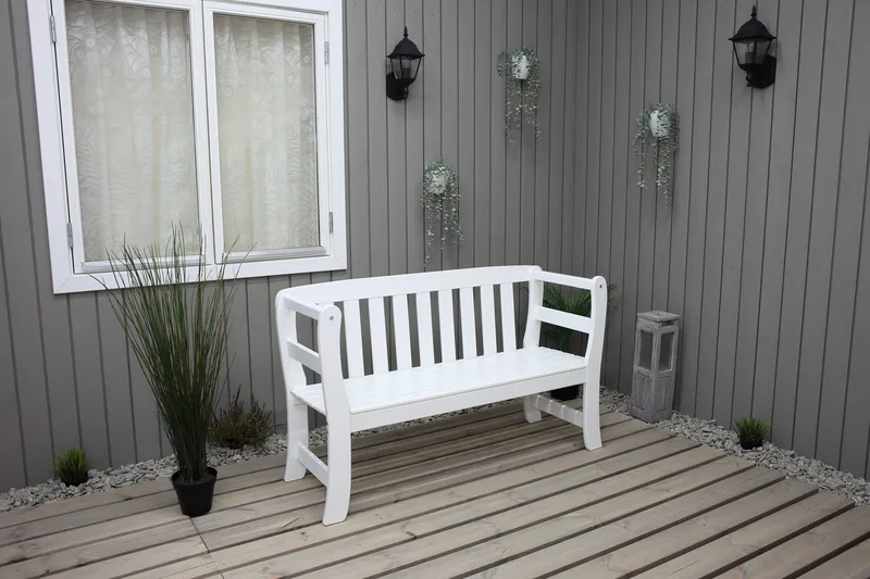 Rosenberg Sofa - Hvit - Hagemøbler - Utesofa - Benker