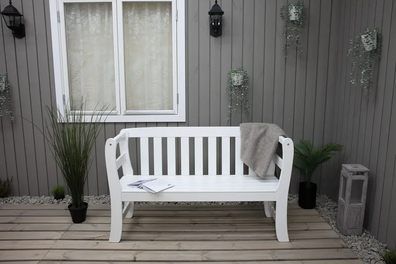 Rosenberg Sofa - Hvit - Hagemøbler - Utesofa - Benker