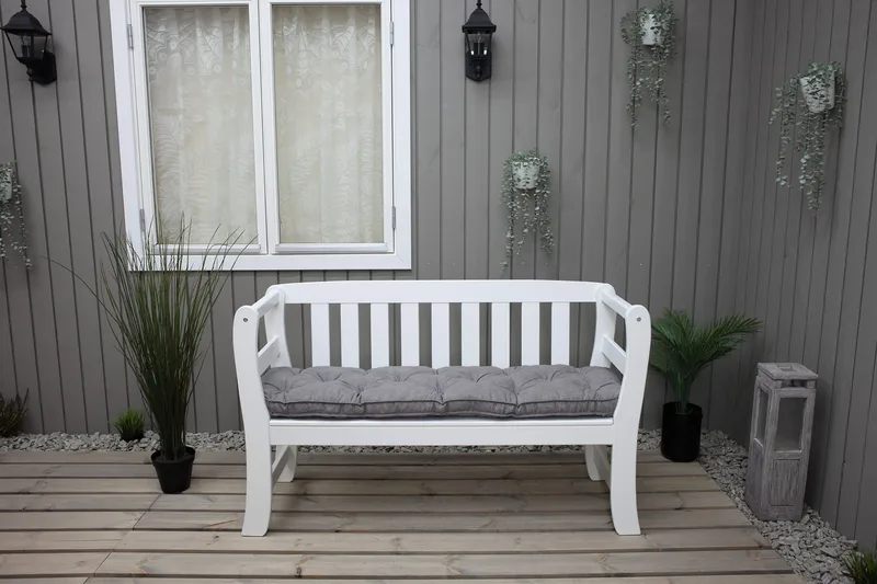 Rosenberg Sofa - Hvit - Hagemøbler - Utesofa - Benker