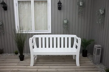 Rosenberg Sofa - Hvit - Hagemøbler - Utesofa - Benker