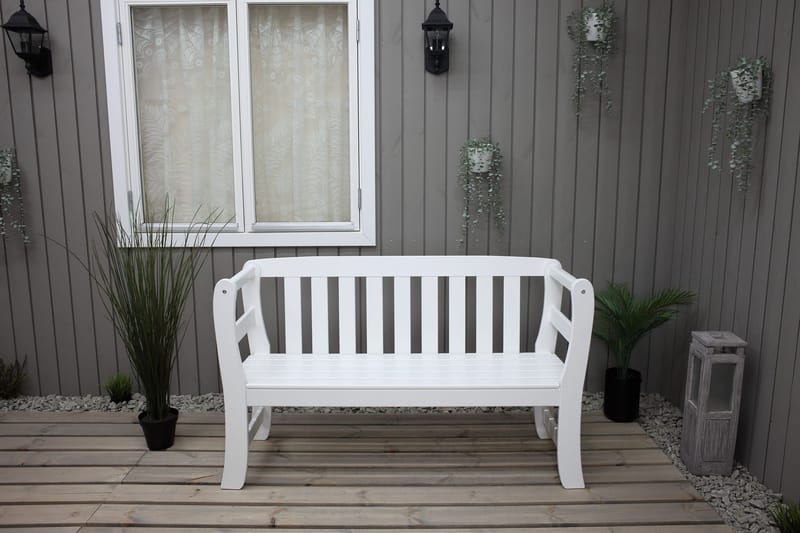 Rosenberg Sofa - Hvit - Hagemøbler - Utesofa - Benker