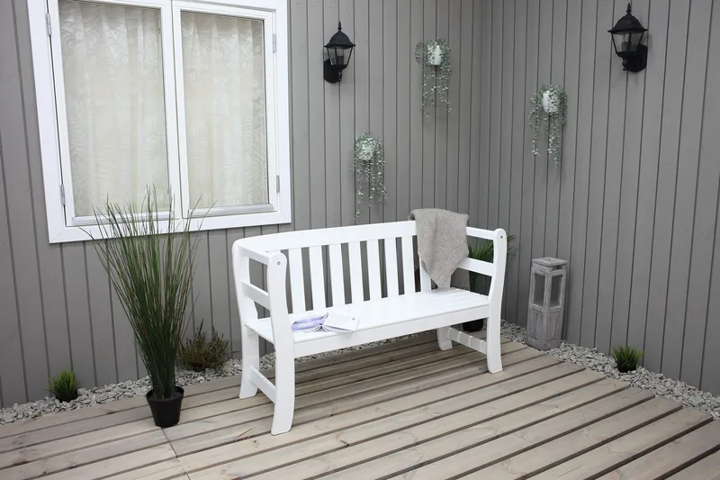Rosenberg Sofa - Hvit - Hagemøbler - Utesofa - Benker