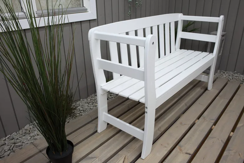 Rosenberg Sofa - Hvit - Hagemøbler - Utesofa - Benker