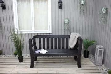 Rosenberg Sofa - Kaffesvart - Hagemøbler - Utesofa - Benker
