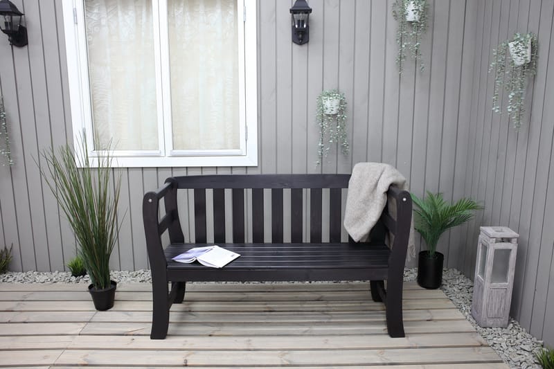 Rosenberg Sofa - Kaffesvart - Hagemøbler - Utesofa - Benker