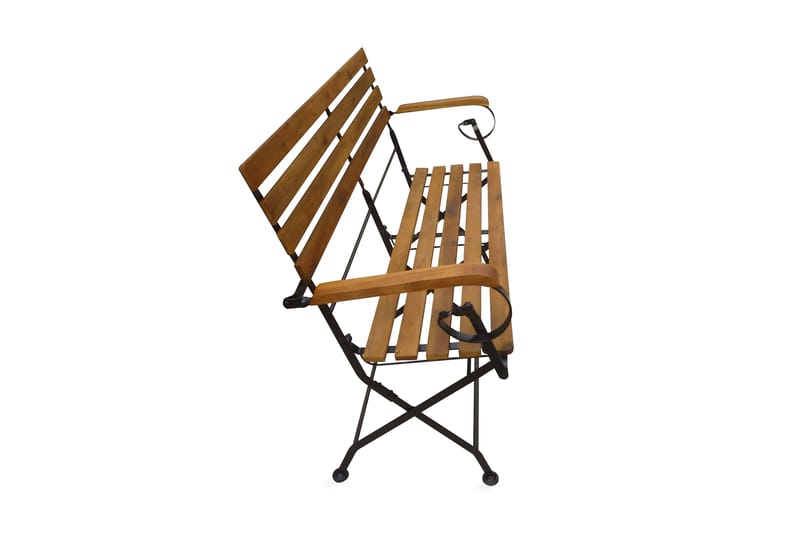 Sammenleggbar hagebenk 112 cm heltre akasie - Akasie - Hagemøbler - Utesofa - Benker
