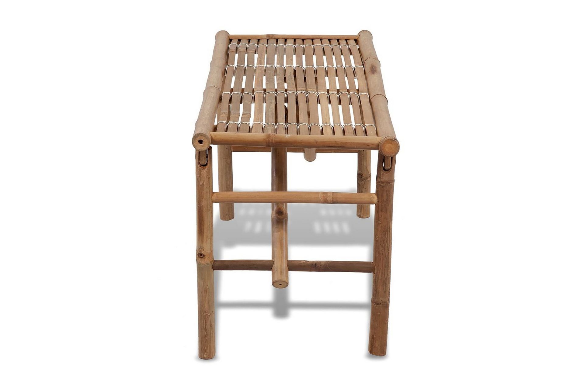 Sammenleggbar hagebenk 118 cm bambus - Bambus - Hagemøbler - Utesofa - Benker
