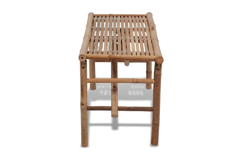 Sammenleggbar hagebenk 118 cm bambus - Bambus - Hagemøbler - Utesofa - Benker