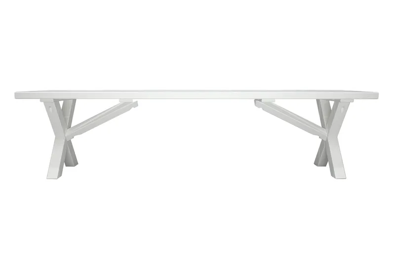 Scottsdale Sittebenk 180 cm - Hvit - Hagemøbler - Utesofa - Benker