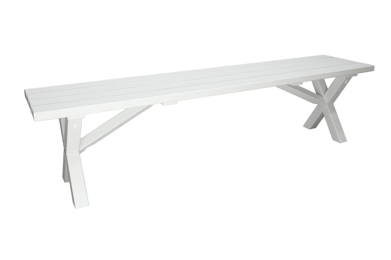 Scottsdale Sittebenk 180 cm - Hvit - Hagemøbler - Utesofa - Benker
