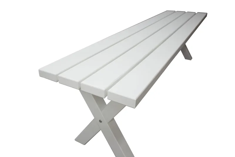 Scottsdale Sittebenk 180 cm - Hvit - Hagemøbler - Utesofa - Benker
