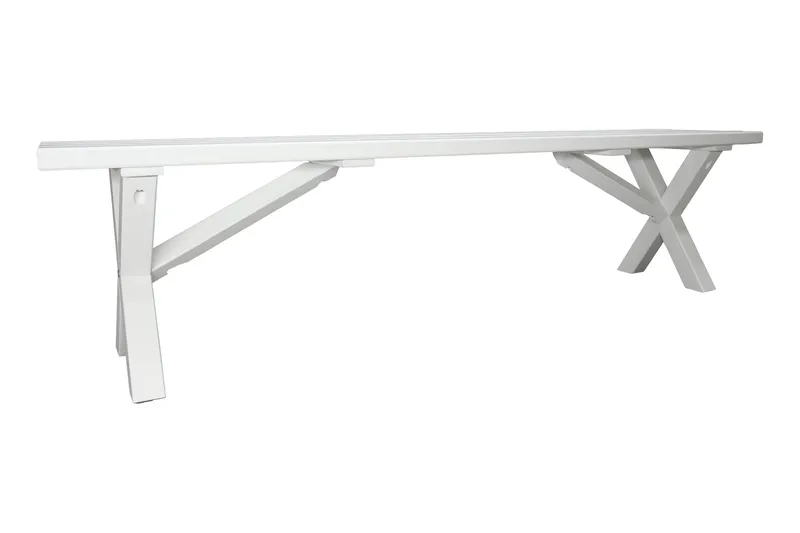 Scottsdale Sittebenk 180 cm - Hvit - Hagemøbler - Utesofa - Benker