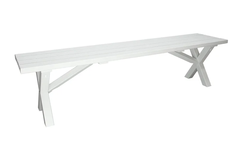 Scottsdale Sittebenk 180 cm - Hvit - Hagemøbler - Utesofa - Benker
