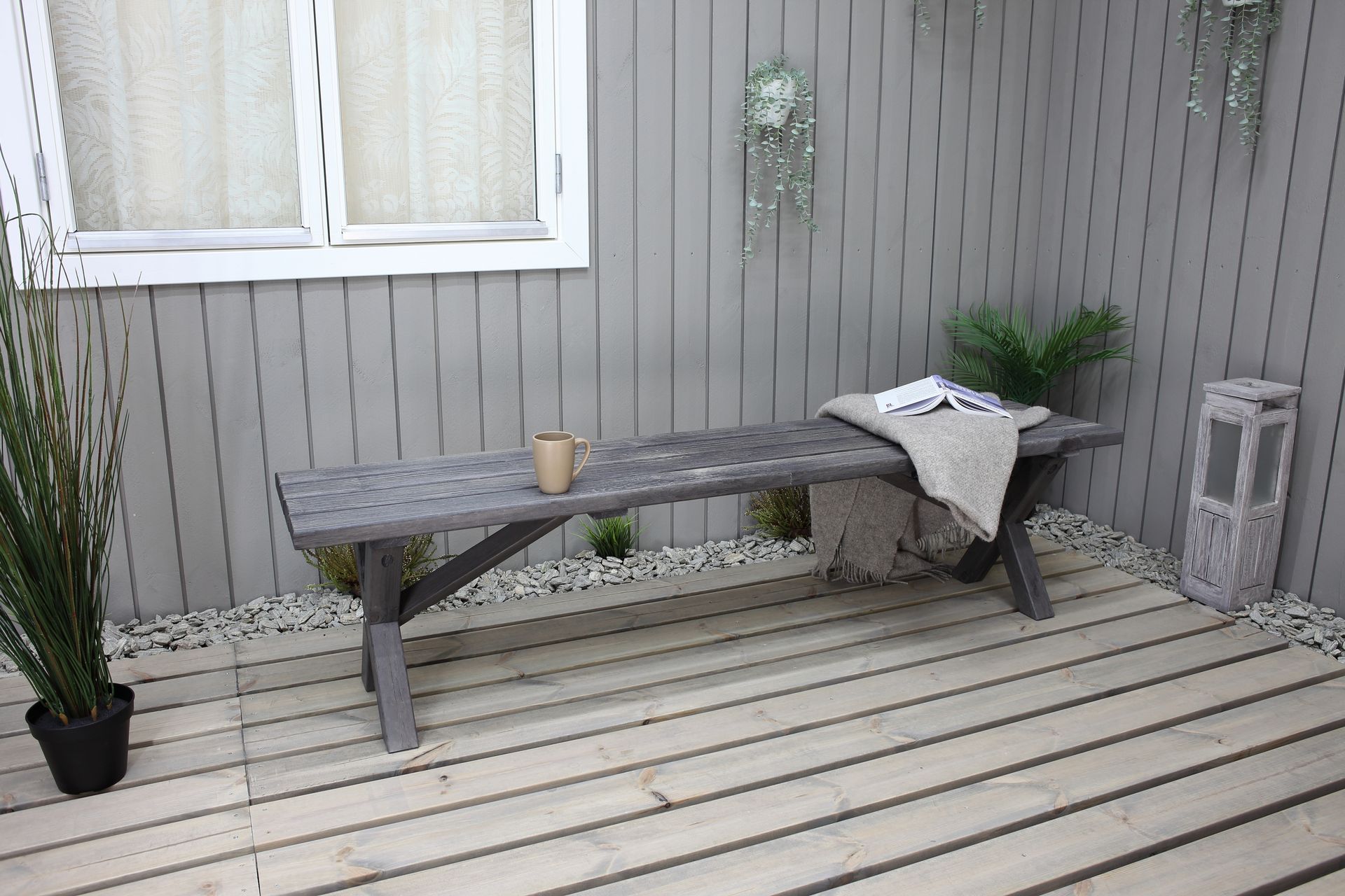Scottsdale Sittebenk 180 cm Shabby Chic - Hagemøbler - Utesofa - Benker