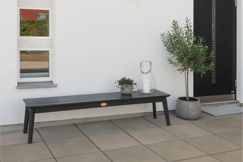 Stoltö Benk Svart - Hillerstorp - Hagemøbler - Utesofa - Benker