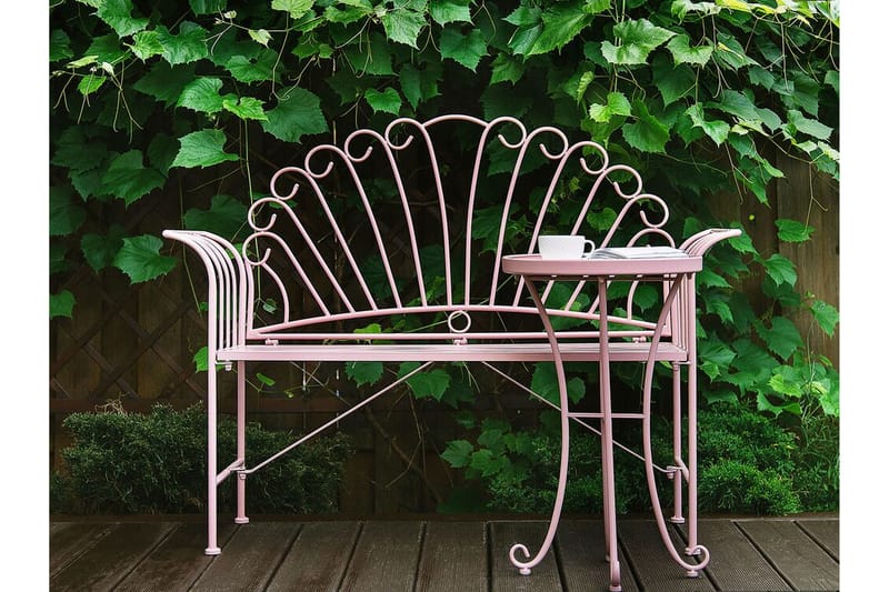 Torocany Hagebenk - Rosa - Hagemøbler - Utesofa - Benker