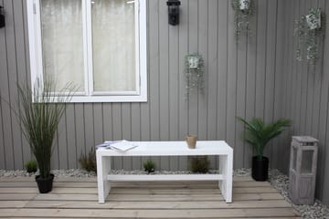 Ulrey Benk - Hvit - Hagemøbler - Utesofa - Benker