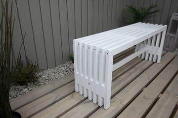 Ulrey Benk - Hvit - Hagemøbler - Utesofa - Benker