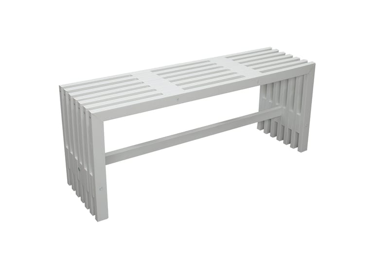 Ulrey Benk - Hvit - Hagemøbler - Utesofa - Benker