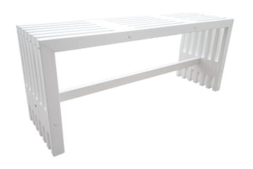 Ulrey Benk - Hvit - Hagemøbler - Utesofa - Benker