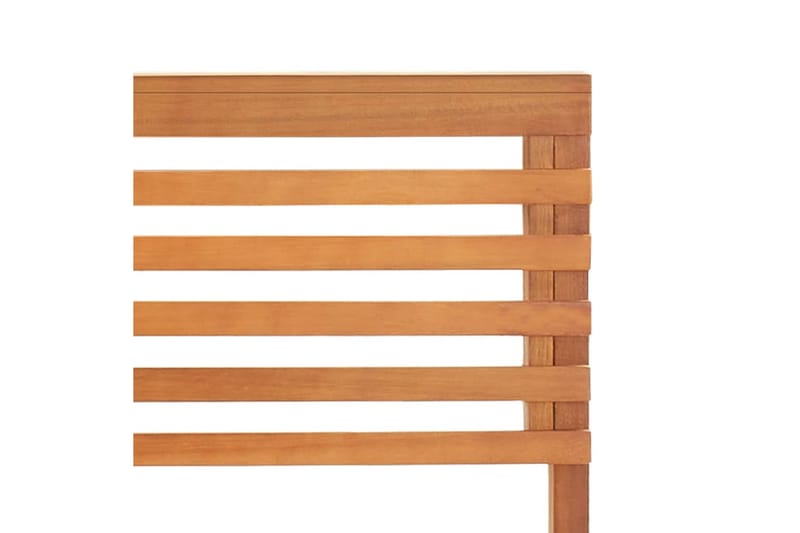 Utendørs hjørnebenk 140 cm heltre akasie - Brun - Hagemøbler - Utesofa - Benker