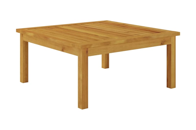 Utendørs salongbord 63x63x30 cm heltre akasie - Brun - Hagemøbler - Utesofa - Benker