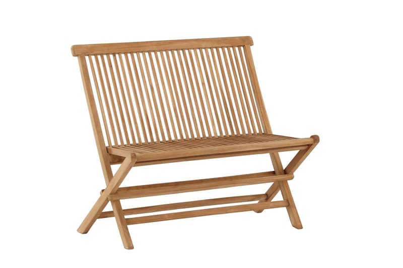 Ghana sofabenk 100 cm utendørs - Natur - Hagemøbler - Utesofa - Benker