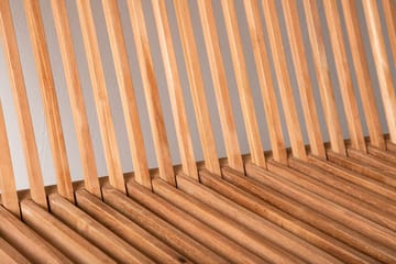 Ghana sofabenk 100 cm utendørs - Natur - Hagemøbler - Utesofa - Benker