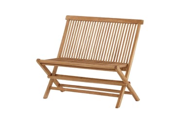 Ghana sofabenk 100 cm utendørs - Natur - Hagemøbler - Utesofa - Benker