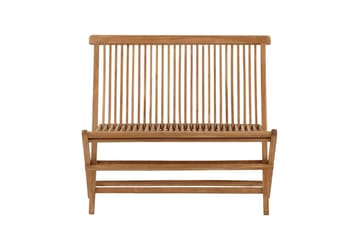 Ghana sofabenk 100 cm utendørs - Natur - Hagemøbler - Utesofa - Benker