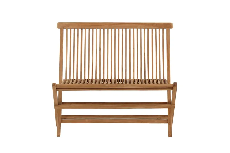 Ghana sofabenk 100 cm utendørs - Natur - Hagemøbler - Utesofa - Benker