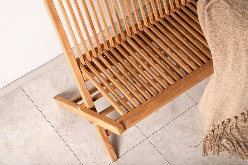 Ghana sofabenk 100 cm utendørs - Natur - Hagemøbler - Utesofa - Benker