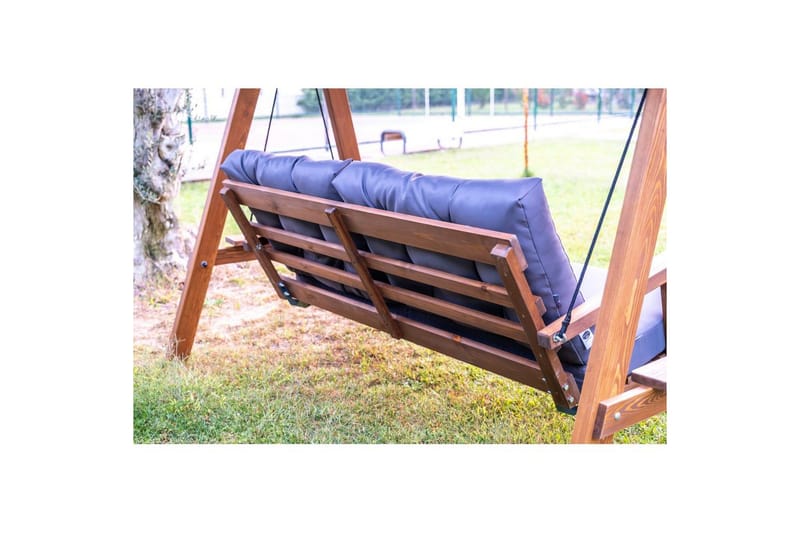 Hage dobbelsvingstol Taharoa Antrasitt - Antrasitt - Hagemøbler - Utesofa - Hengesofa