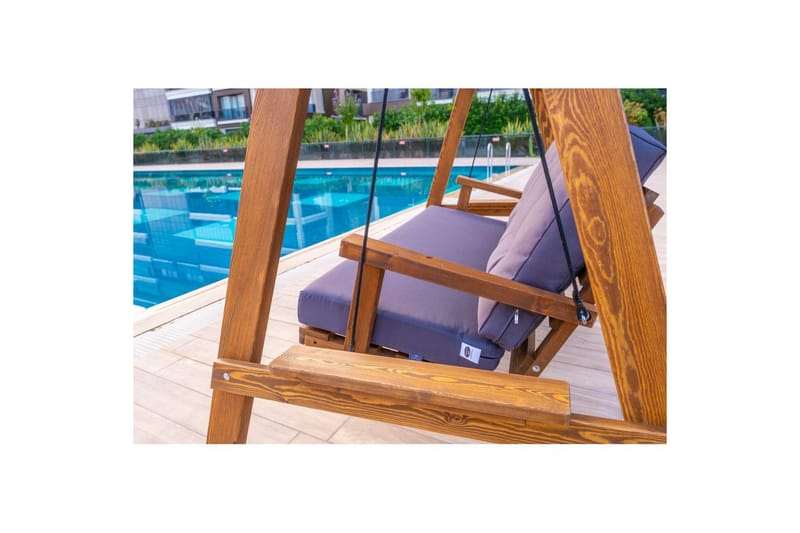 Hage dobbelsvingstol Taharoa Antrasitt - Antrasitt - Hagemøbler - Utesofa - Hengesofa