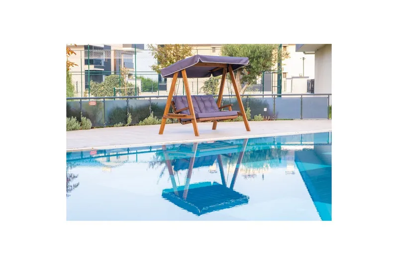 Hage dobbelsvingstol Taharoa Antrasitt - Antrasitt - Hagemøbler - Utesofa - Hengesofa