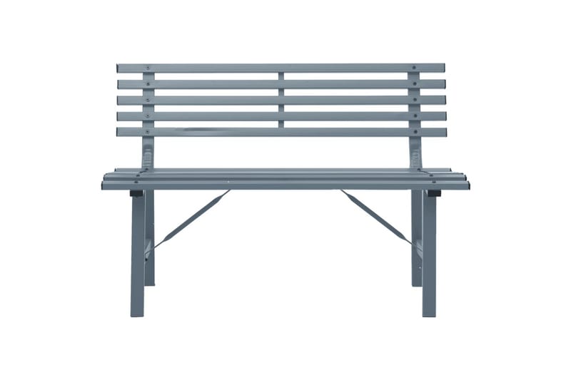 Hagebenk 110 cm stål grå - Grå - Hagemøbler - Utesofa - Benker