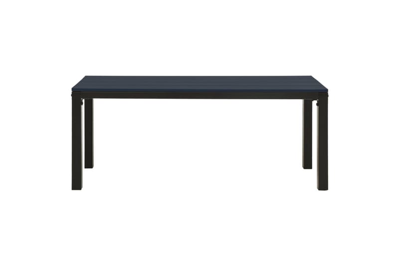 Hagebenk 110 cm stål og WPC svart - Svart - Hagemøbler - Utesofa - Benker
