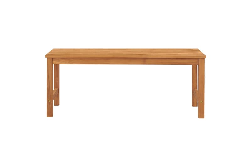 Hagebenk 114 cm heltre teak - Brun - Benker