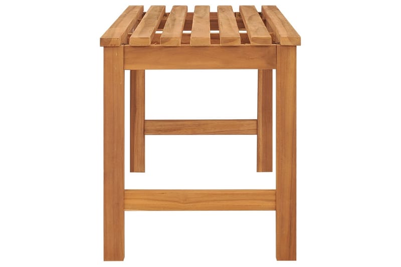 Hagebenk 114 cm heltre teak - Brun - Benker