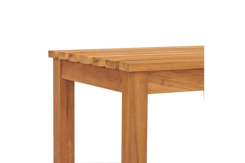 Hagebenk 114 cm heltre teak - Brun - Benker