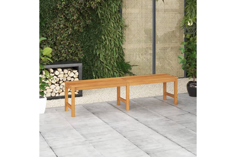 Hagebenk 180 cm heltre teak - Brun - Hagemøbler - Utesofa - Benker