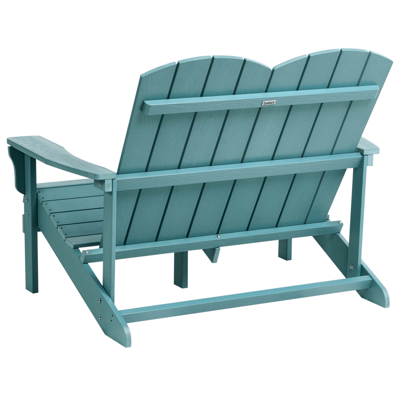 Hagebenk Adirondack 125 cm - Blå - Hagemøbler - Utesofa - Benker