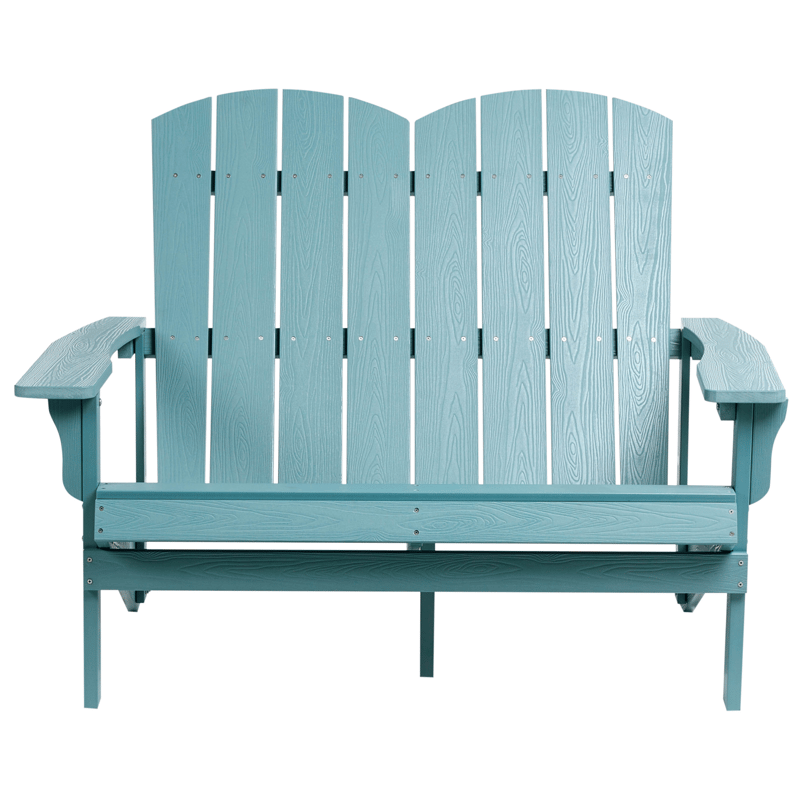 Hagebenk Adirondack 125 cm - Blå - Hagemøbler - Utesofa - Benker