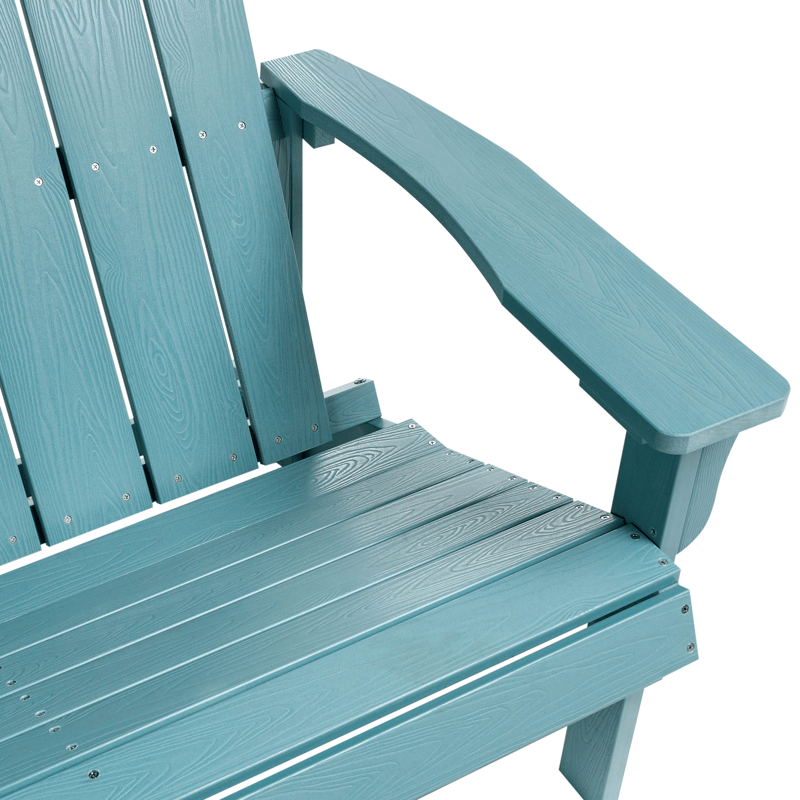 Hagebenk Adirondack 125 cm - Blå - Hagemøbler - Utesofa - Benker