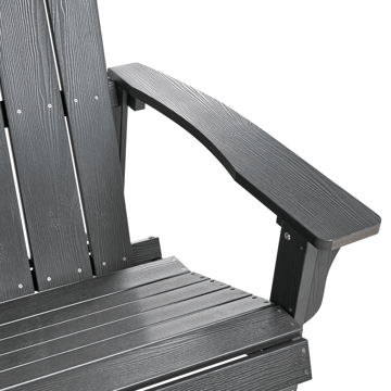 Hagebenk Adirondack 125 cm - Grå - Hagemøbler - Utesofa - Benker