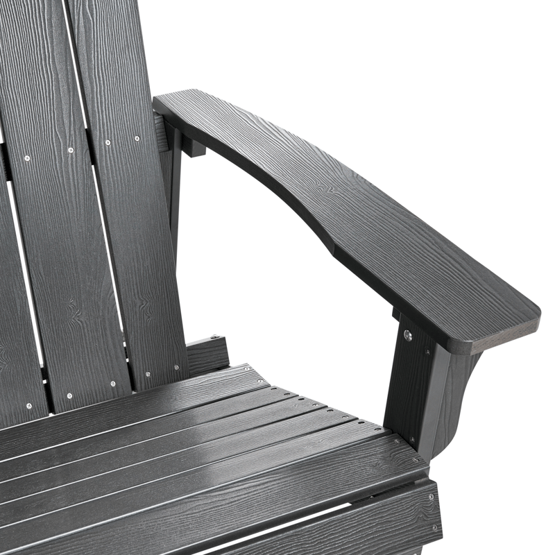 Hagebenk Adirondack 125 cm - Grå - Hagemøbler - Utesofa - Benker