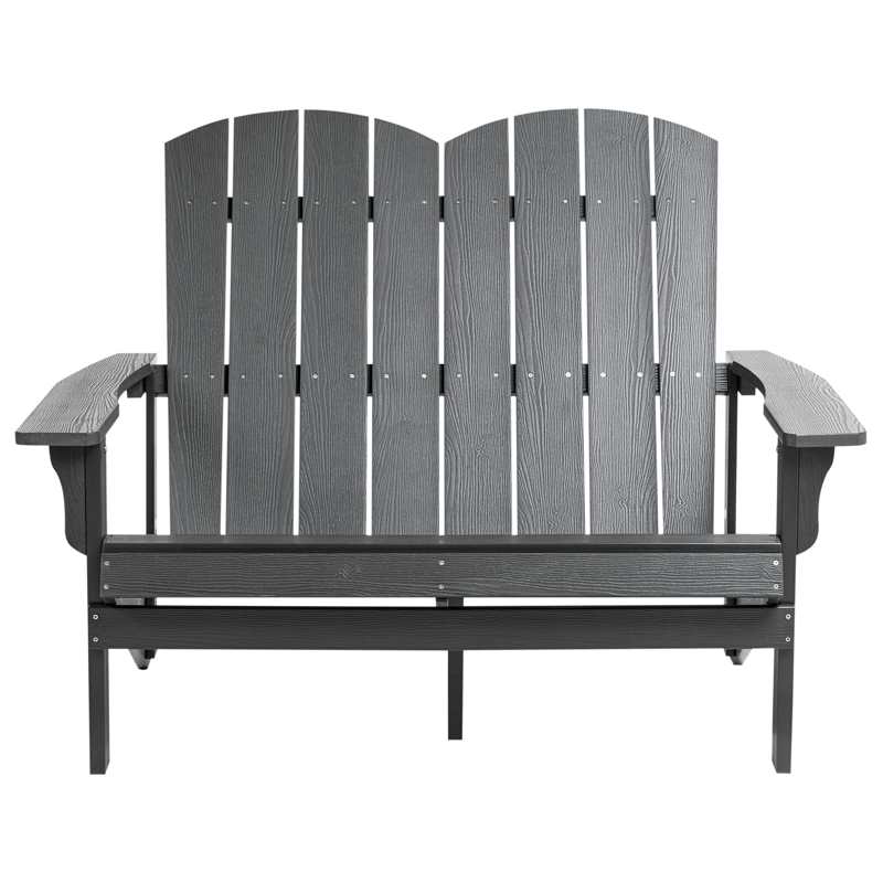 Hagebenk Adirondack 125 cm - Grå - Hagemøbler - Utesofa - Benker