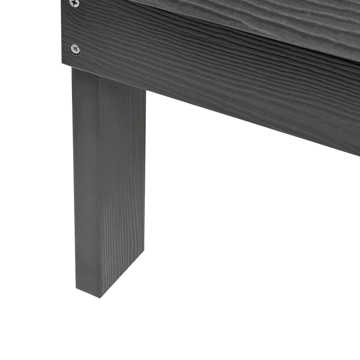 Hagebenk Adirondack 125 cm - Grå - Hagemøbler - Utesofa - Benker