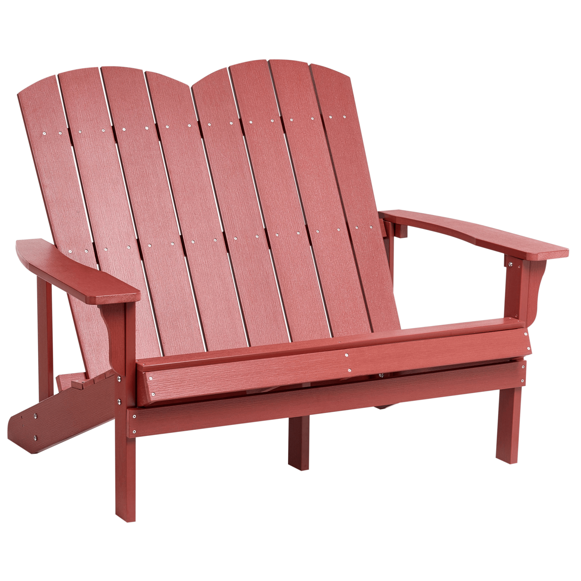 Hagebenk Adirondack 125 cm - Rød
